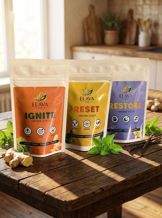 Alle Tee Sorten Ignite Reset und Restore