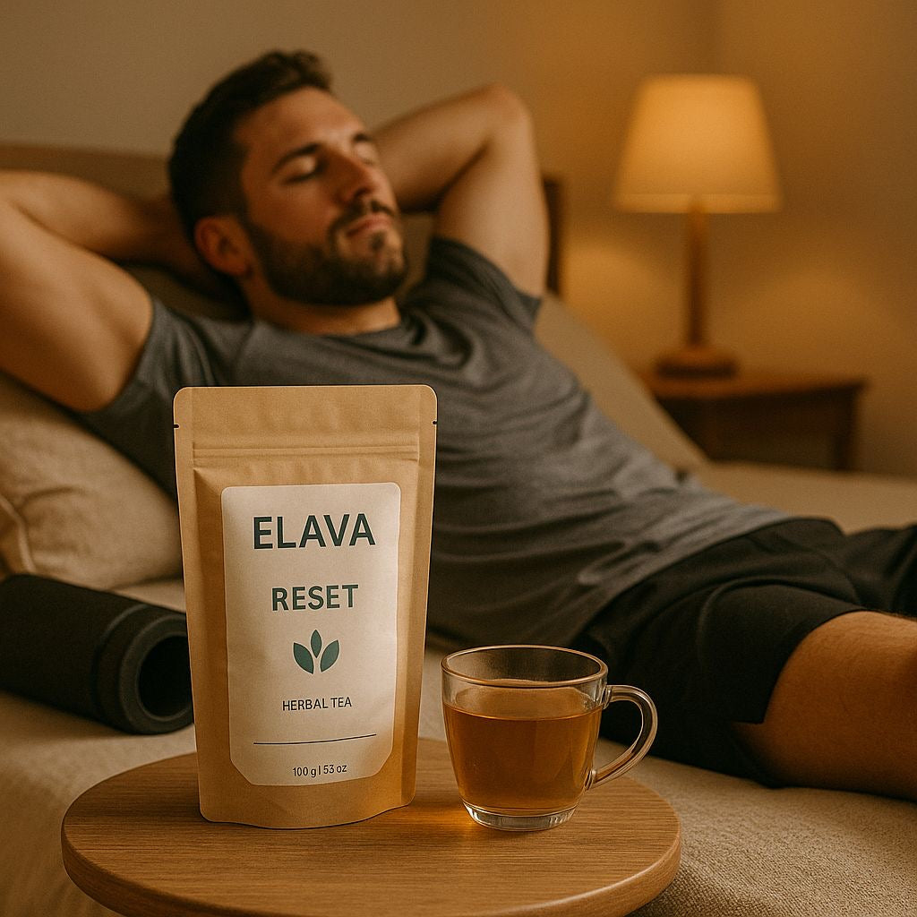 Jemand hat Elava Reset getrunken und sich anschließend hingelegt zum schlafen